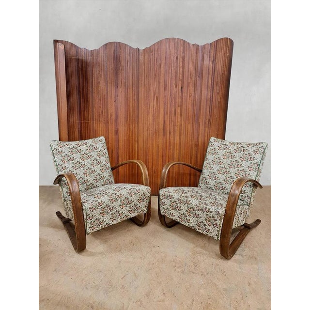 Art Deco Armchair by Jindrich Halabala for UP Závody, 1930s For Sale - Image 6 of 6