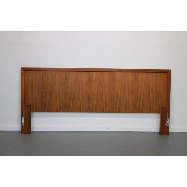 1970's MidCentury Modern Danish Teak King Headboard Chairish