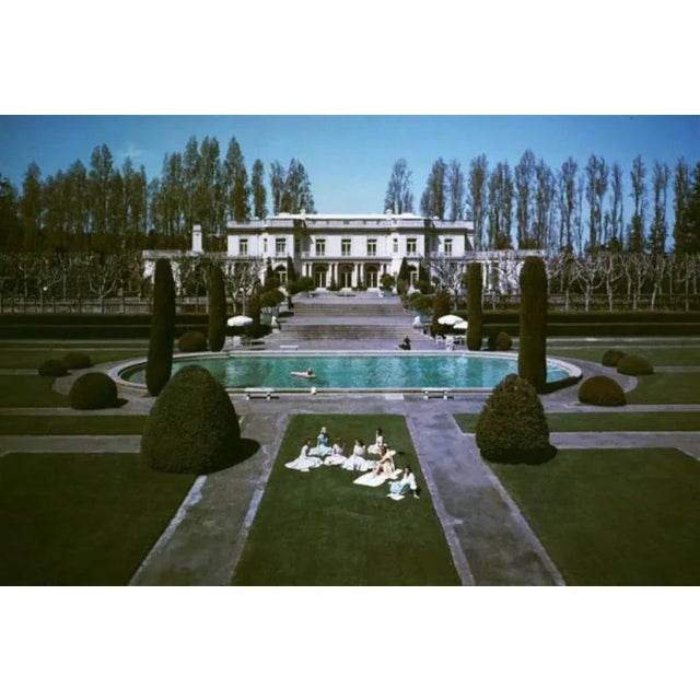 Usa trianon 1960 by slim aarons slim aarons limited estate edition a group of young women enjoying the sunshine in the...