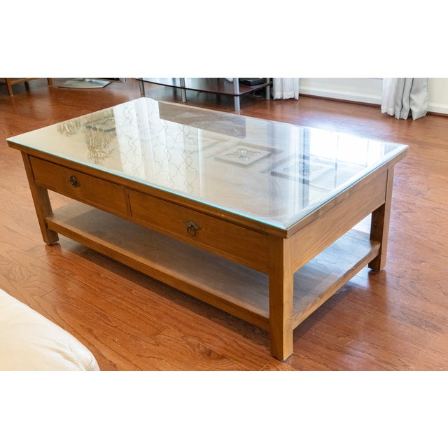 Custom Furniture Builders Custom Teak Living Room For Sale - Image 4 of 4