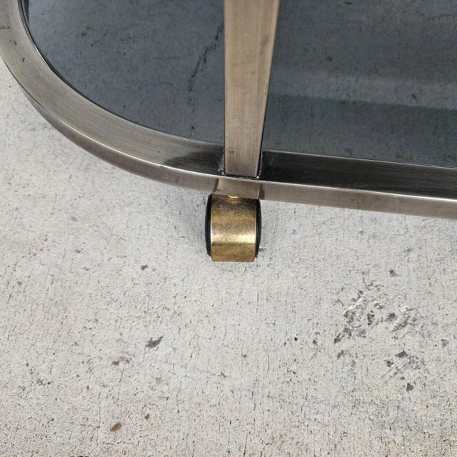 MCM Bar Cart Rolling by Design Institute of America Dia For Sale - Image 12 of 17