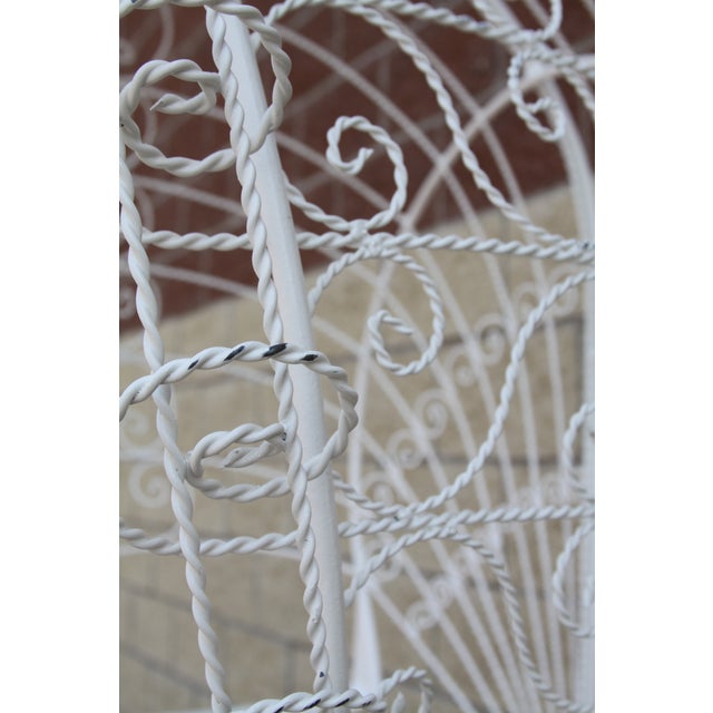 Vintage Metal Hanging Peacock Chair Chairish