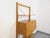 Wall-Mounted Bookcase with Light Wood and Brass, 1960s For Sale - Image 9 of 18