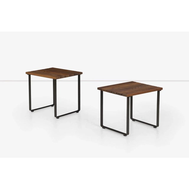 Mid-Century Modern Van Keppel Green "VKG" Outdoor/ Indoor Side Tables, Attributed - Set of 2 For Sale - Image 3 of 6