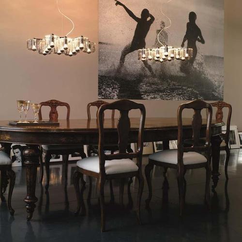 Fiore 433 Suspension Lamp by Marta Laudani & Marco Romanelli for Oluce For Sale - Image 6 of 7