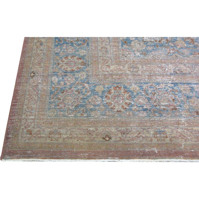 Vintage Turkish Antolian Hand Knotted Wool Rug, 11'3x15'4 For Sale - Image 4 of 6