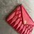 Contemporary 1970s Red Velvet and Silk Clutch Bag by Roberta Di Camerino For Sale - Image 3 of 13