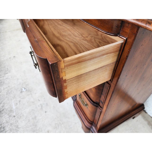 1990s Heritage Chippendale Dresser Chest Blockfront For Sale - Image 11 of 15