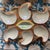 Vintage French Majolica Oyster Plates from Vallauris, 1950s, Set of 4 For Sale - Image 9 of 10