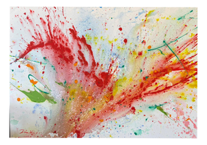 Dimitris Hoffmann-Ververidis, Waldfeuer II, 2014, Acryllic on Canvas