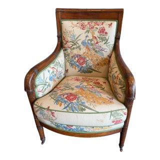 Vintage French Louis XVI Armchair For Sale