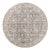Amber Lewis x Loloi Alie Charcoal / Beige 7'-10" x 7'-10" Round Area Rug For Sale