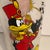 The glass is a standard 16oz tumbler manufactured by the Brockway Glass Company. This specific 1976 design features a two-...