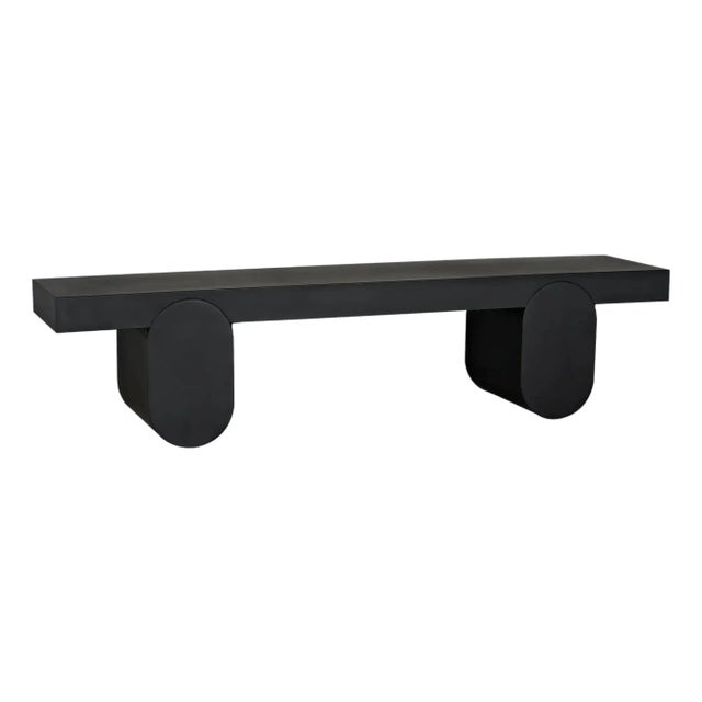 Evora Coffee Table, Black Metal For Sale