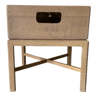 1990’s Marge Carson - Style Storage Chest on Stand For Sale