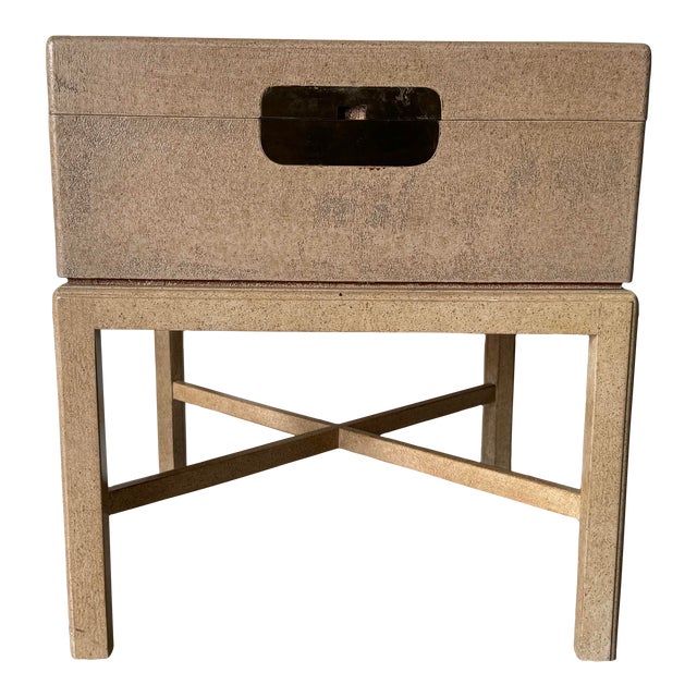 1990’s Marge Carson - Style Storage Chest on Stand For Sale