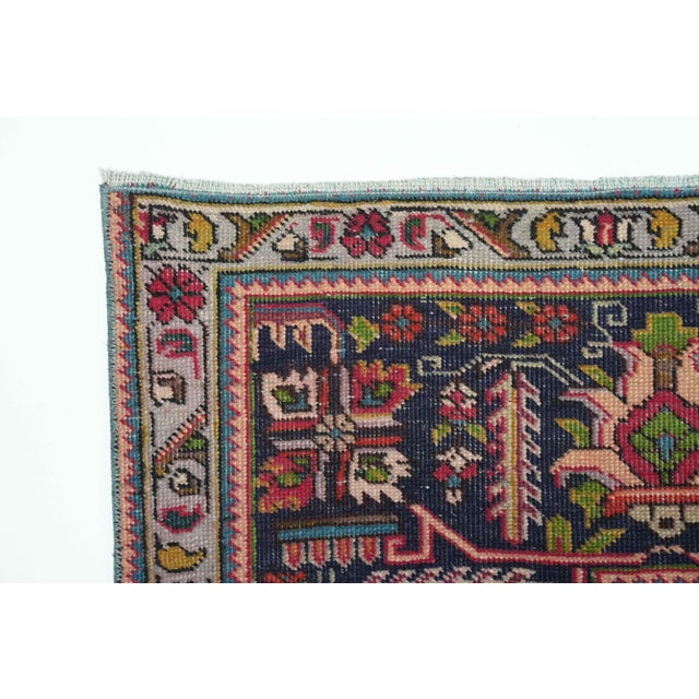 1970s Vintage Persian Handmade Wool 10x13 Red Area Rug For Sale - Image 4 of 13