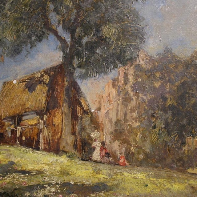 M. Gachet, a Countryside View with Figures, 1940, Oil on Panel For Sale - Image 16 of 17