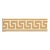 Sample - Schumacher Etienne Silk Greek Key Trim Narrow in Gold For Sale