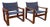 Borge Jensen for Bernstorffsminde Møbelfabrik Teak Safari Chairs - A Pair For Sale