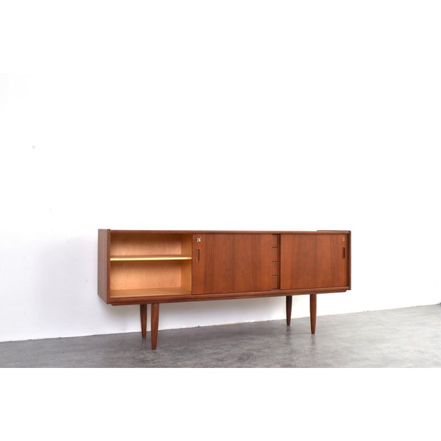 Mid-Century Danish Teak Sideboard, 1960s For Sale - Image 9 of 16