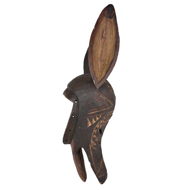 African Early 20th Century Bwa or Bobo Animal Mask Burkina Faso For Sale - Image 3 of 6