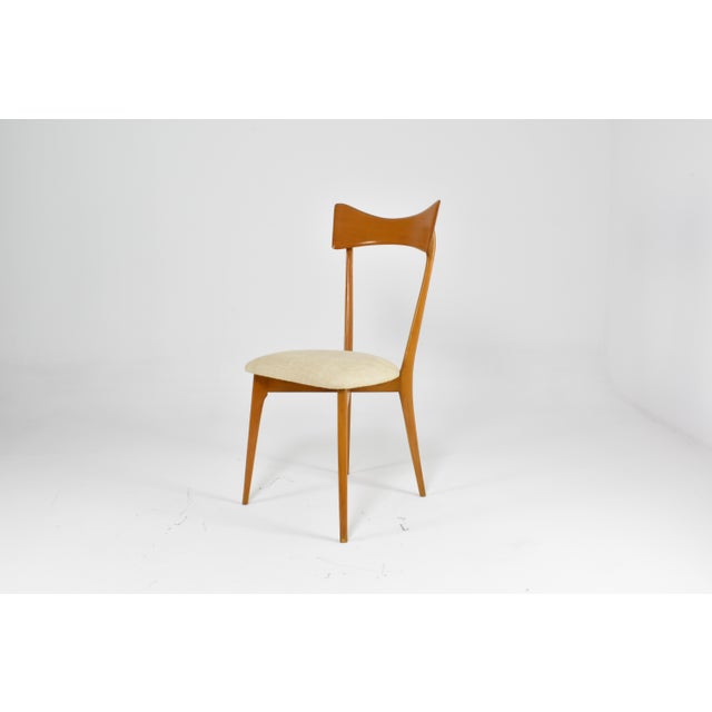 Ico Parisi Set of 4 Italian Dining Chairs by Ico & Luisa Parisi for Ariberto Colombo, 1950s For Sale - Image 4 of 8