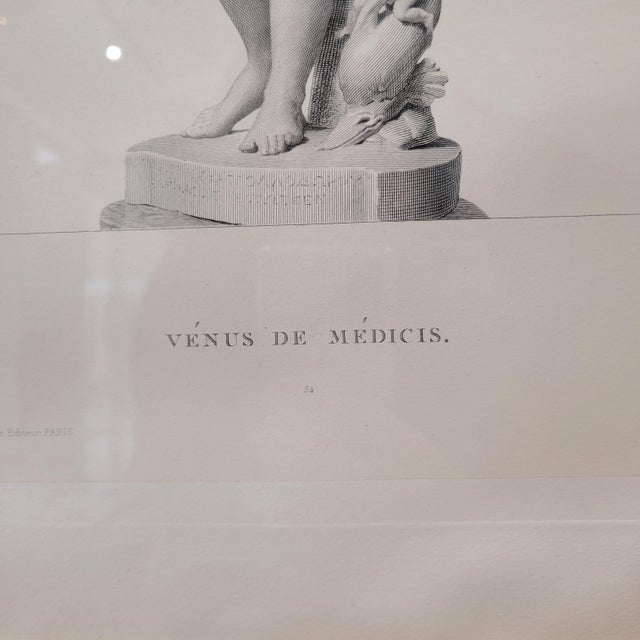 Auguste Boucher-Desnoyers, Love and Psyche and J. B. R. U. Massard Venus De Médici, 1800s, Etching For Sale - Image 16 of 18