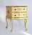 Italian Venetian Painted Wooden Chest of Drawers, Louis Xv Style Cabinet, Vintage Florentine Nightstand, 1950s For Sale - Image 4 of 11