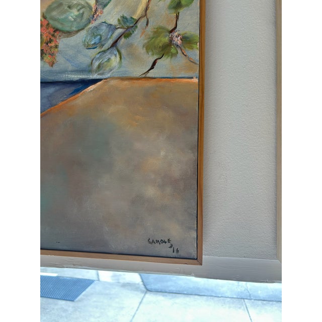 Late 20th Century Abstract Acrylic on Canvas For Sale - Image 9 of 10