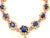 Bochic "Capri" Natural Multi Sapphire & Ruby Necklace Set 18K Gold & Silver For Sale - Image 16 of 18