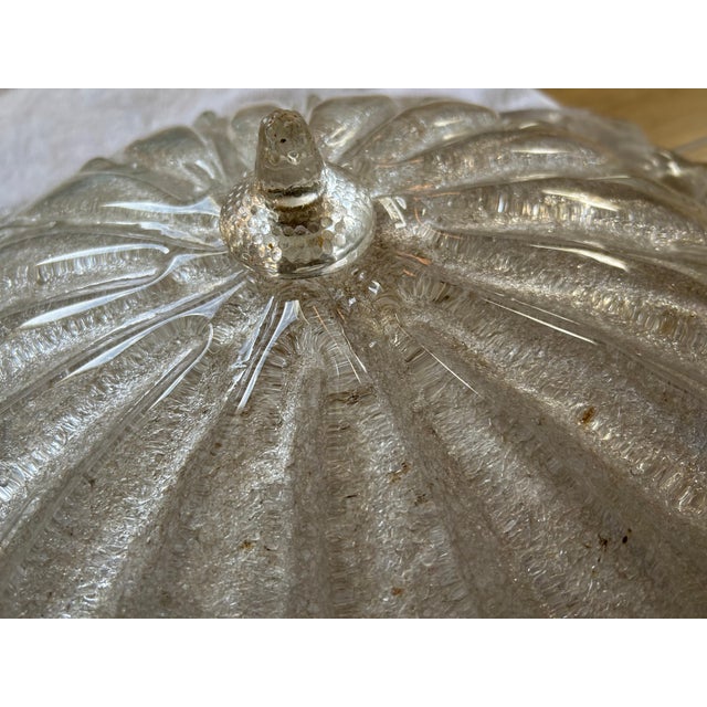 Gray Murano Ceiling Lights, 1980s, Set of 2 For Sale - Image 8 of 17