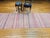 Vintage Rag Runner, Handwoven Wool & Cotton, Stripe Pattern, Red & Pink, 3x14 For Sale In Chicago - Image 6 of 18