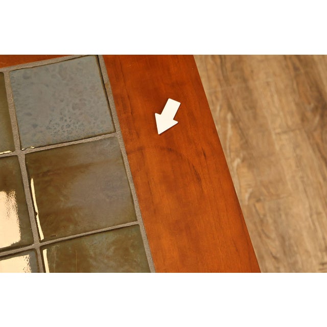 Stickley Mission Collection Tile Top Cherry End Table For Sale - Image 18 of 18