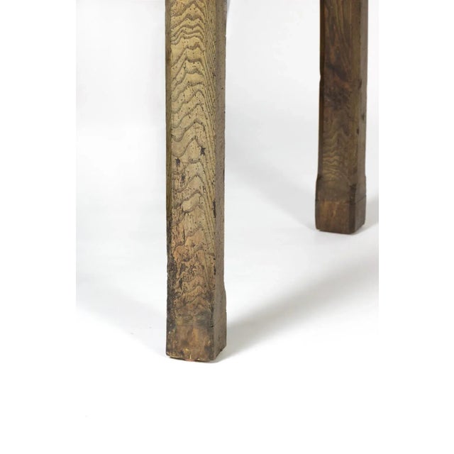 Mid 19th Century English Fruitwood Single Drawer Farm Table For Sale - Image 9 of 11