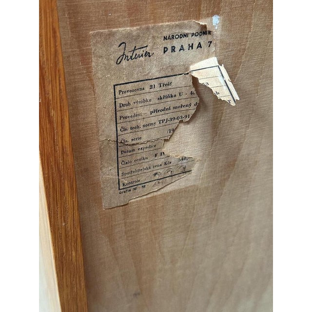 Mid-Century Modern Chest of Drawers by Jiří Jiroutek for Interiér Praha, 1960s For Sale - Image 9 of 10