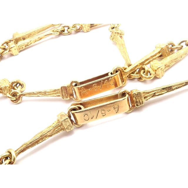 Black 1970s Salvador Dali Gold Black Onyx Christ Saint John Cross Bracelet Necklace Cert For Sale - Image 8 of 11