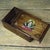 Wood 1980s Rosewood Mother-of-Pearl Inlaid Four-Armed Guanyin Puzzle / Secret Compartment Box For Sale - Image 7 of 10