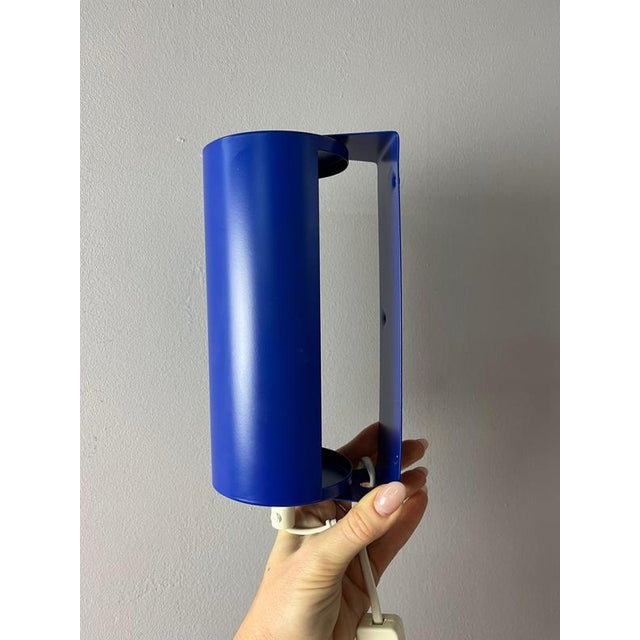 Royal Blue Lod Wall Lamp from Ikea For Sale - Image 9 of 11