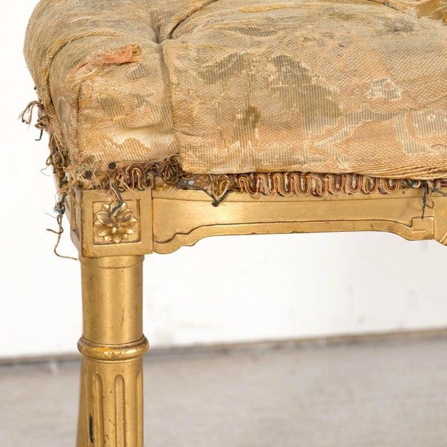 19th Century French Louis XVI Style Neoclassical Gilded Opera Chairs, 4 ...