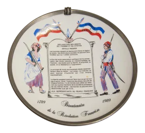 Decrotive French Pillivuyt Porcelain Plate