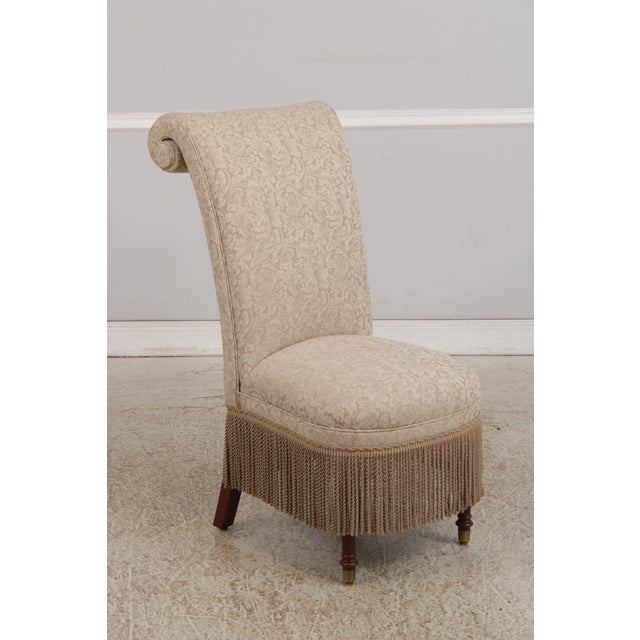 Age: Approx: 20 Years Old Details: Mahogany Nice Turned Legs Brass Capped Feet Quality Construction Hollywood Regency...