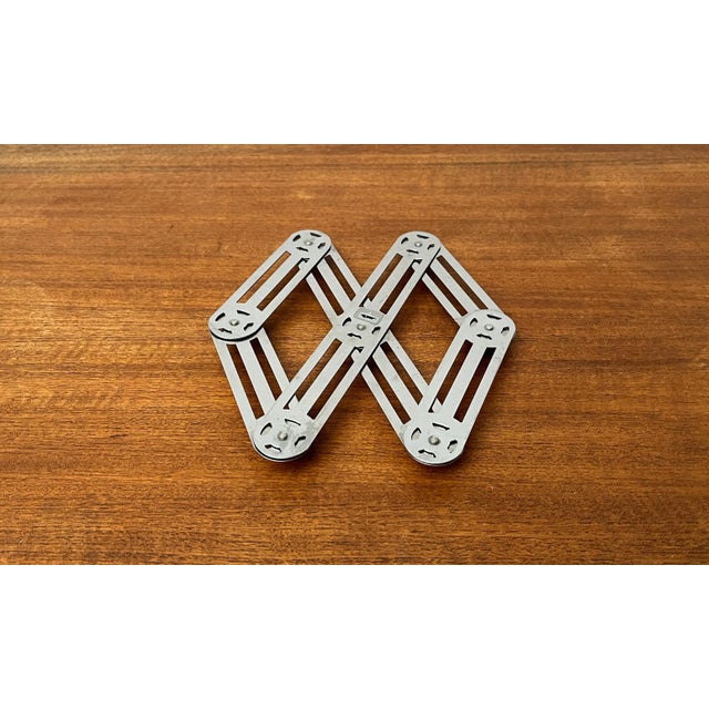 Postmodern German Metal Extendable Trivet Coaster from Zack For Sale - Image 6 of 11