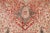 Antique Persian Heriz Wool Rug Handmade in Red Featuring a Medallion Motif For Sale - Image 4 of 10
