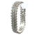 14k White Gold Three-Row Diamond Bracelet For Sale - Image 4 of 4