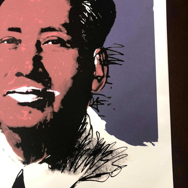 Lithograph "Mao Zedong" Signed of the plate and numbered by hand Limited Edition of 500 pieces Each piece is individually...
