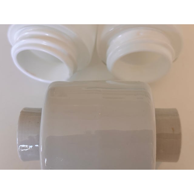 Vintage Model 6068 Sconce in Ceramic by Wilhelm Wagenfeld for Lindner, 1958 For Sale - Image 9 of 17