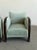 1960s Arched Chairs in Mint Blue Mohair For Sale - Image 13 of 15