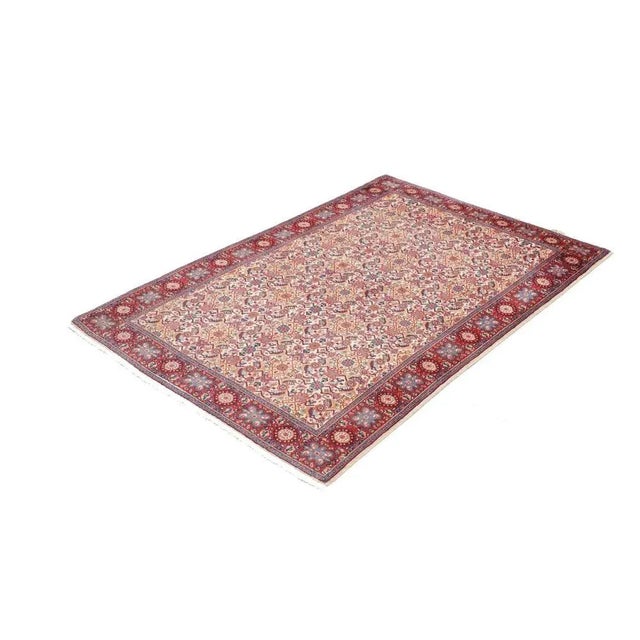 Sarough Rug in Pure New Wool For Sale - Image 11 of 11