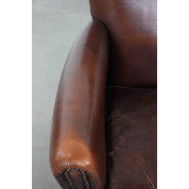 Vintage Armchair in Sheepskin For Sale - Image 7 of 16